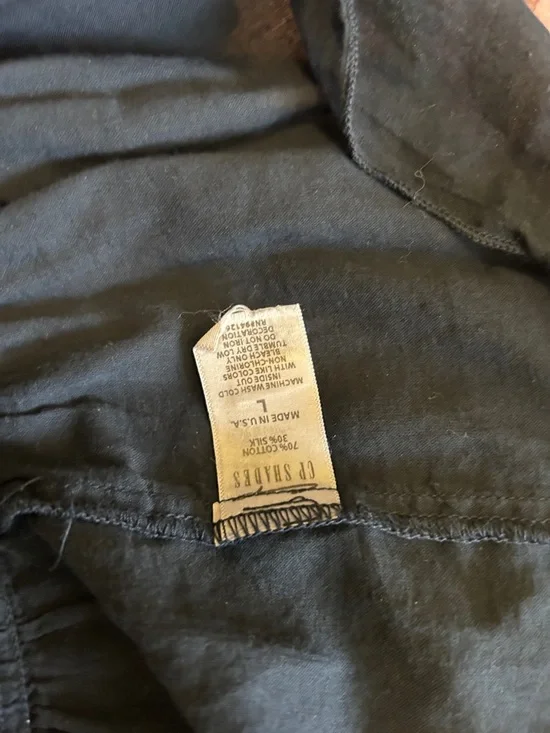 CP Shades Navy Sleeveless V-Neck Midi Dress with Drawstring - Picture 7 of 7